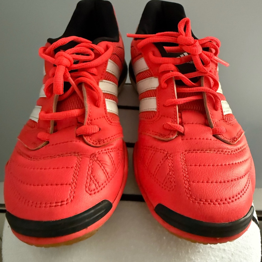 adidas Red and White Athletic Shoes